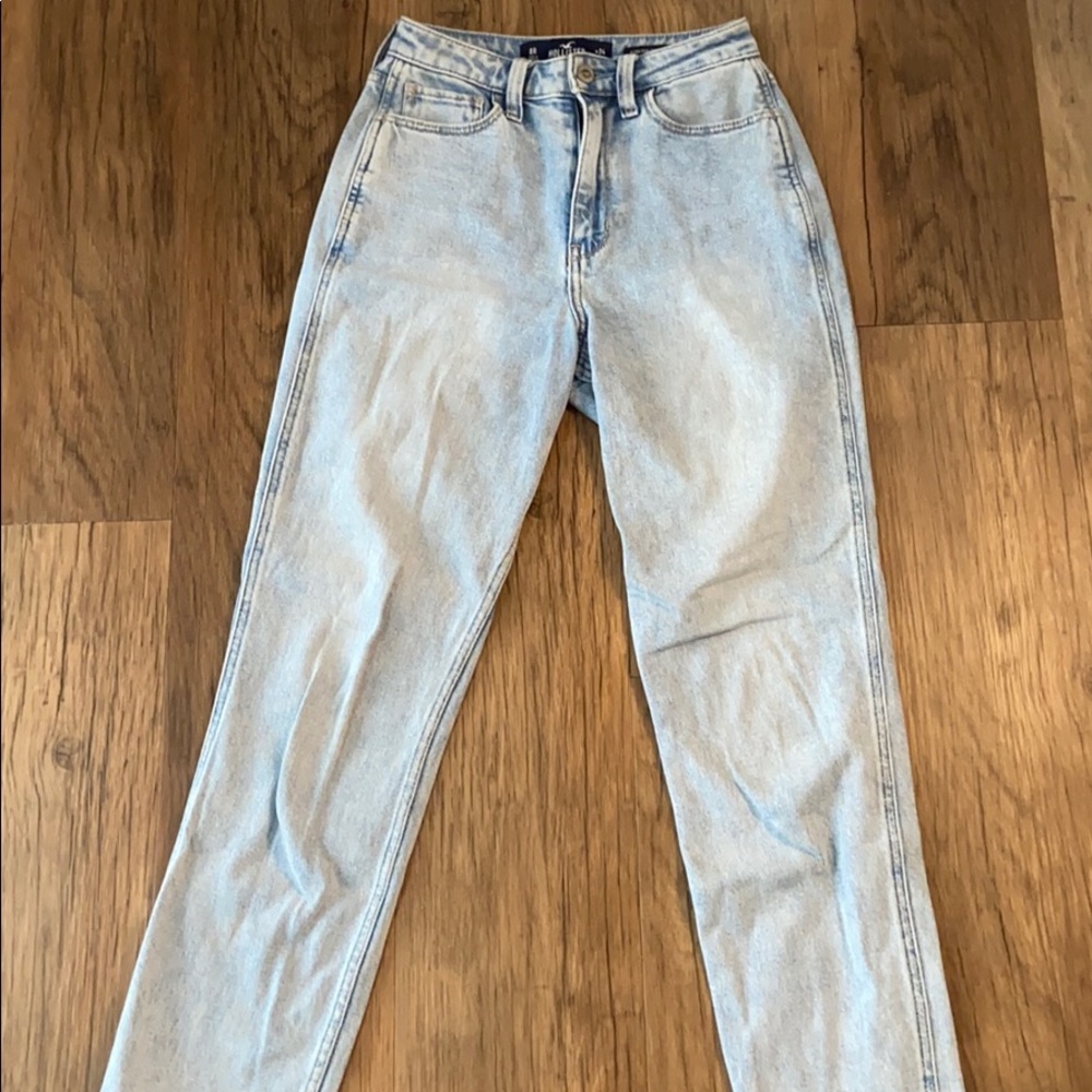 Light blue Hollister straight leg jeans